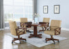Coaster Furniture Marietta 3-In-1 Round Wooden Game Table Tobacco - The Bar Warehouse