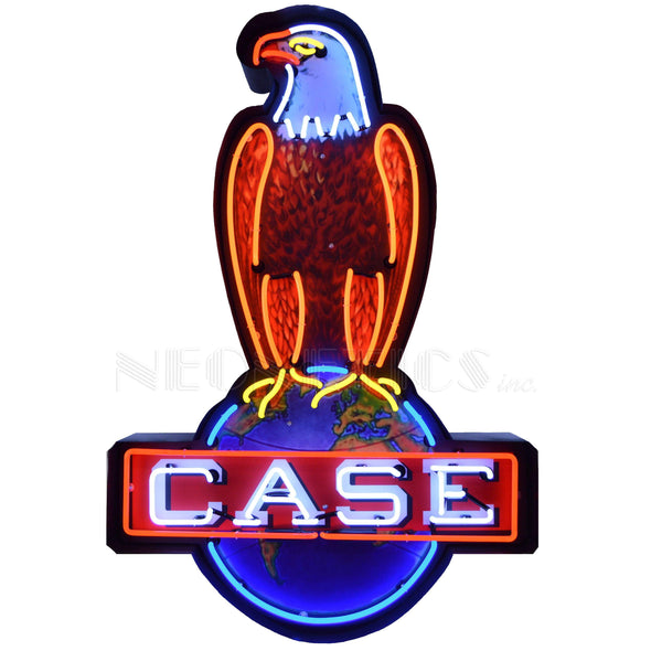 NEONETICS CASE EAGLE NEON SIGN IN SHAPED STEEL CAN - The Bar Warehouse