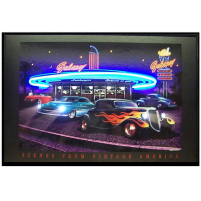 NEONETICS GALAXY DINER NEON/LED PICTURE - The Bar Warehouse