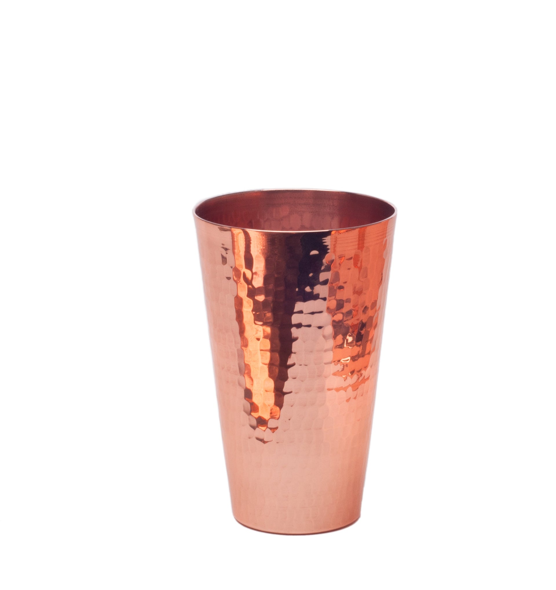 Copper Iced Tea Cup hammered copper