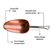 Sertodo Copper Scoop - angle 7