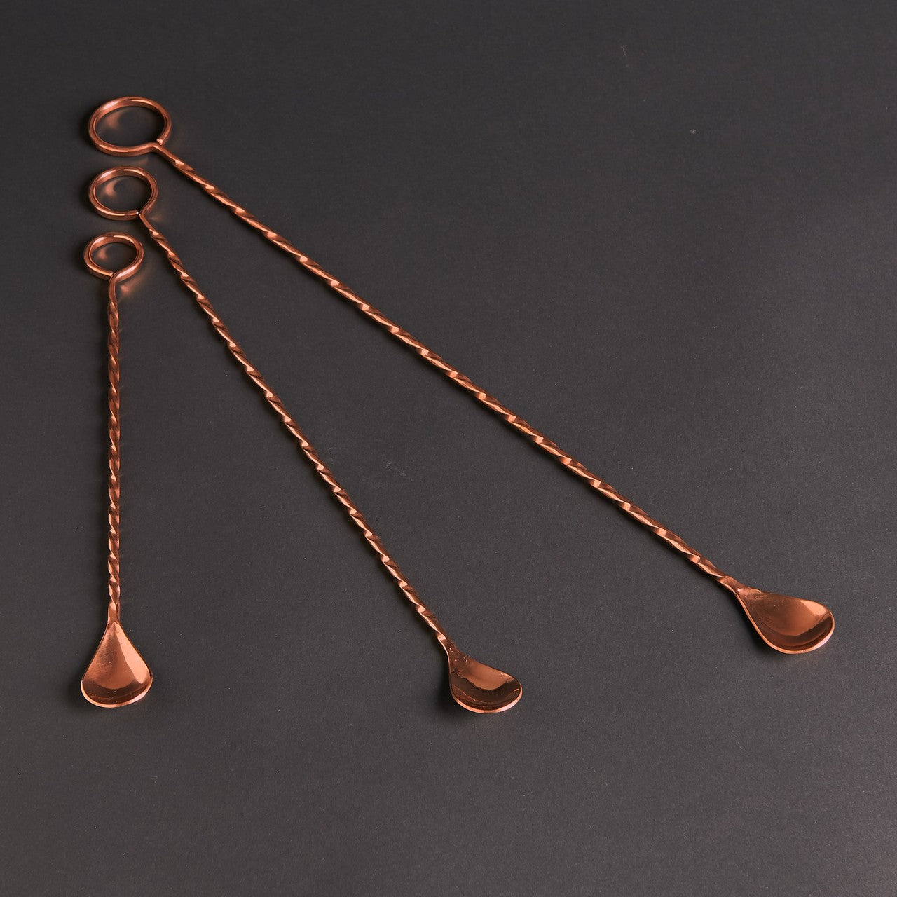 Copper Ringer Bar Spoon - detail view
