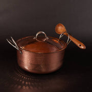 Beautiful and Big Copper Dutch Ovens - lifestyle shot