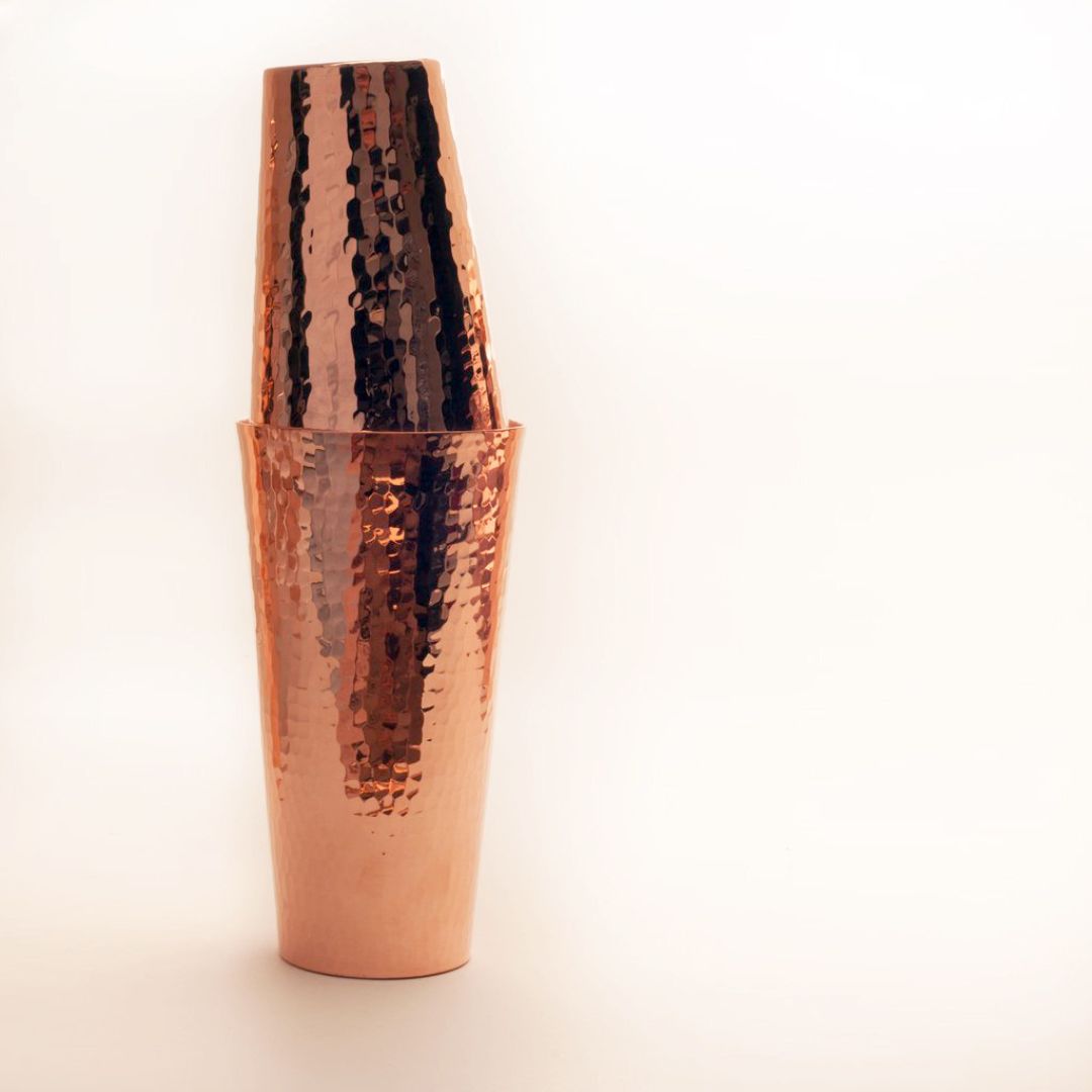 Boston Copper Cocktail Shaker Set - lifestyle shot