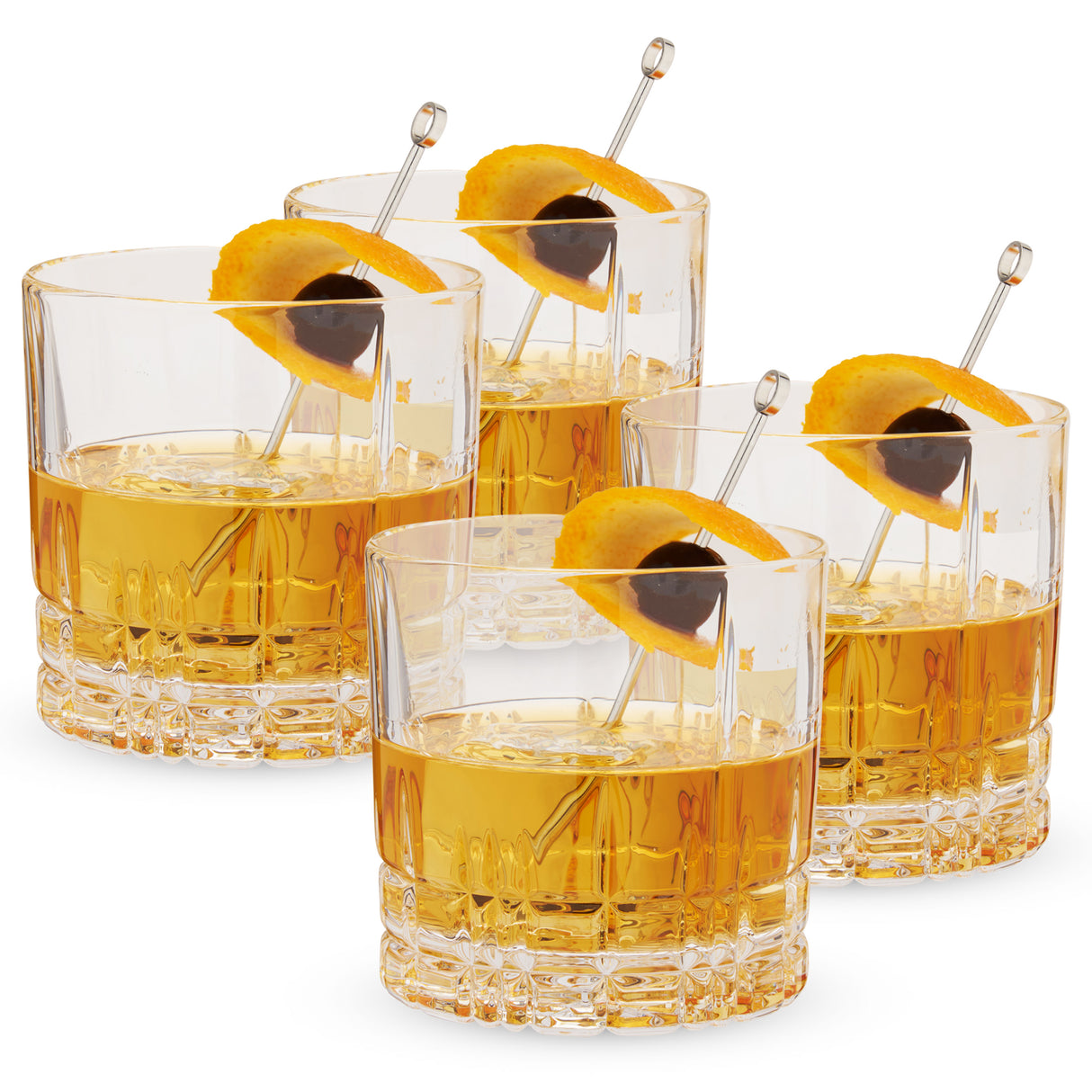 Perfect Old Fashioned Glasses, Set of 4 by Spiegelau crystal glassware