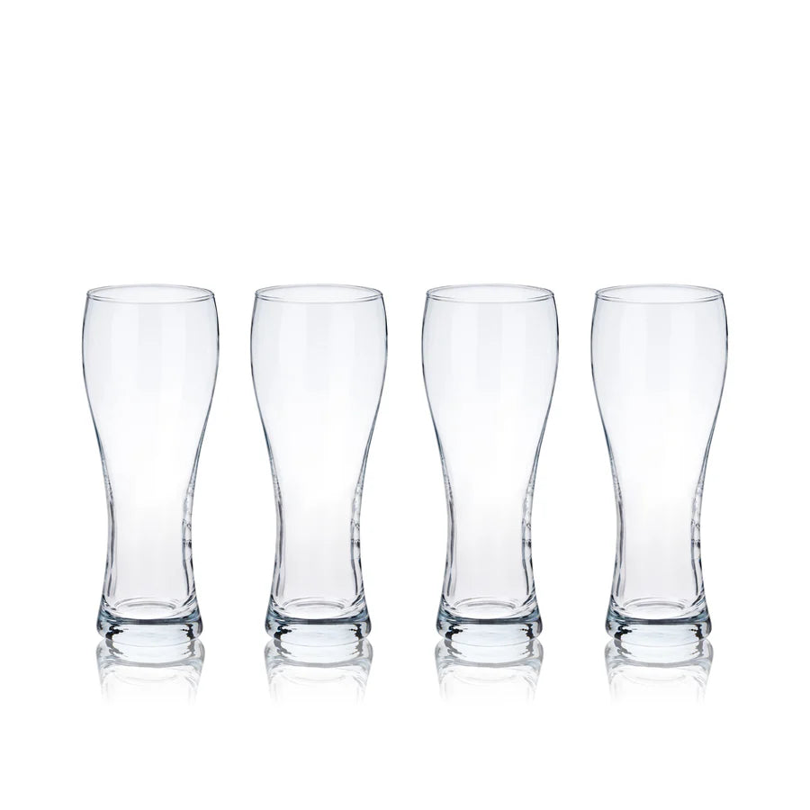 True Wheat Beer Glasses, Set of 4