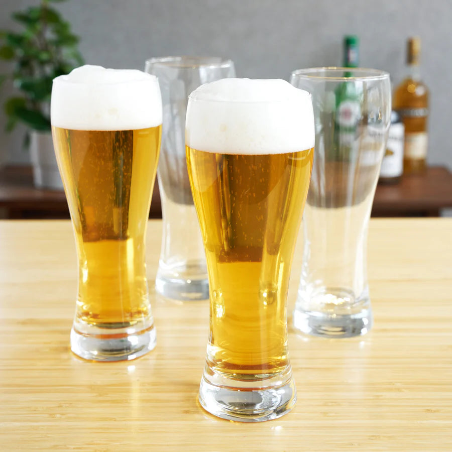 True Wheat Beer Glasses, Set of 4