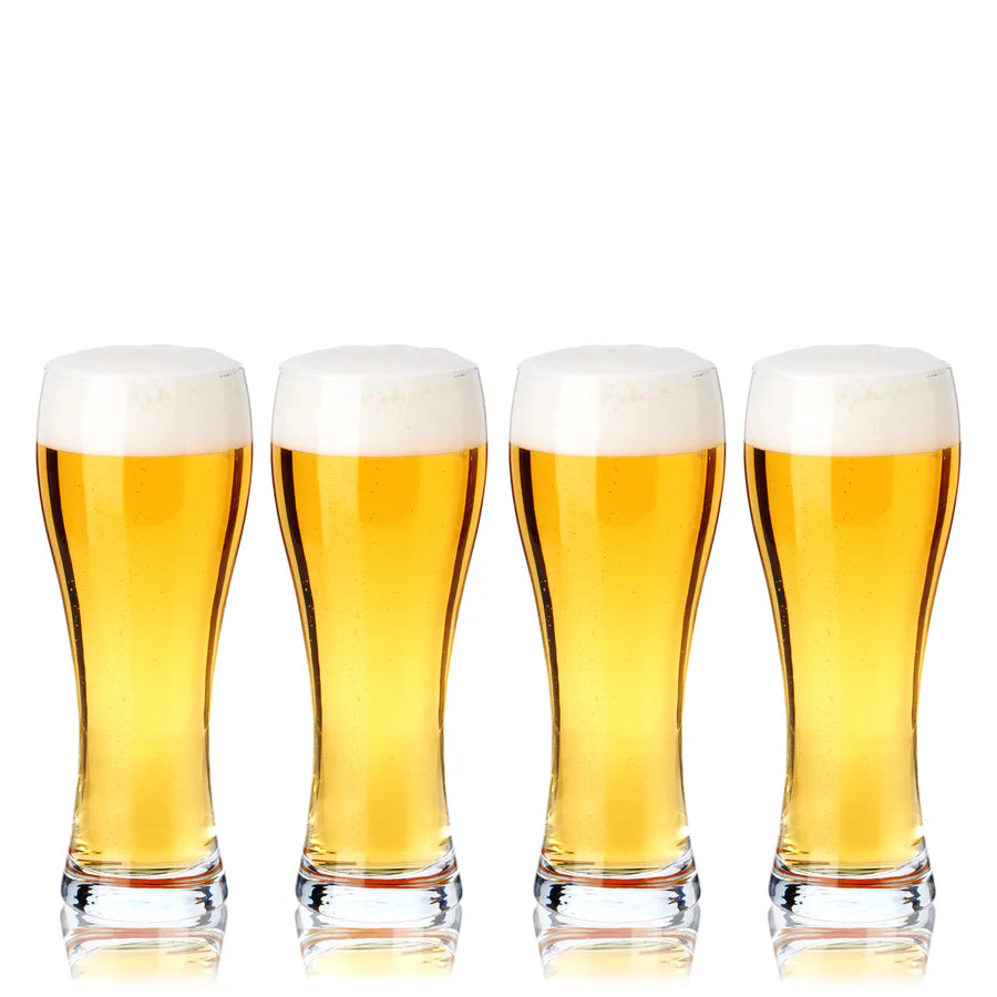 True Wheat Beer Glasses, Set of 4
