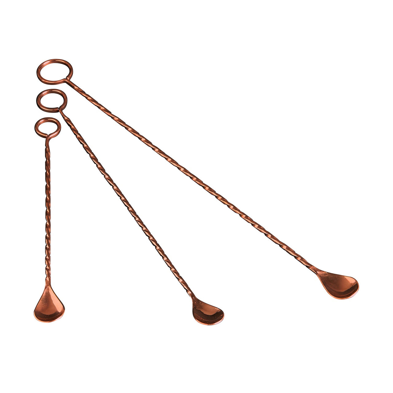 Copper Ringer Bar Spoon hammered copper