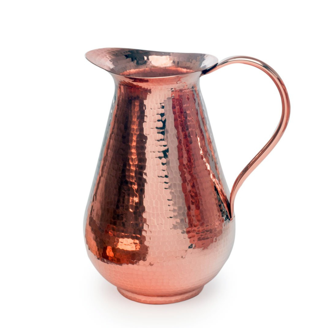 Bisotun Copper Water Pitcher hammered copper
