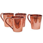 Solid Copper Mule Mug, Copper Handle, 18 oz - lifestyle shot