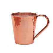 Solid Copper Mule Mug, Copper Handle, 18 oz hammered copper