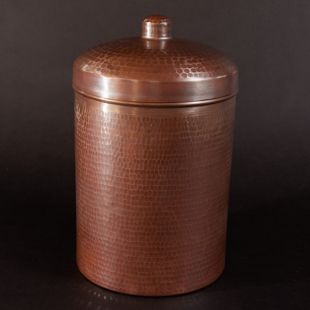 Copper Kitchen Compost Bin (Canisters) - angle 12