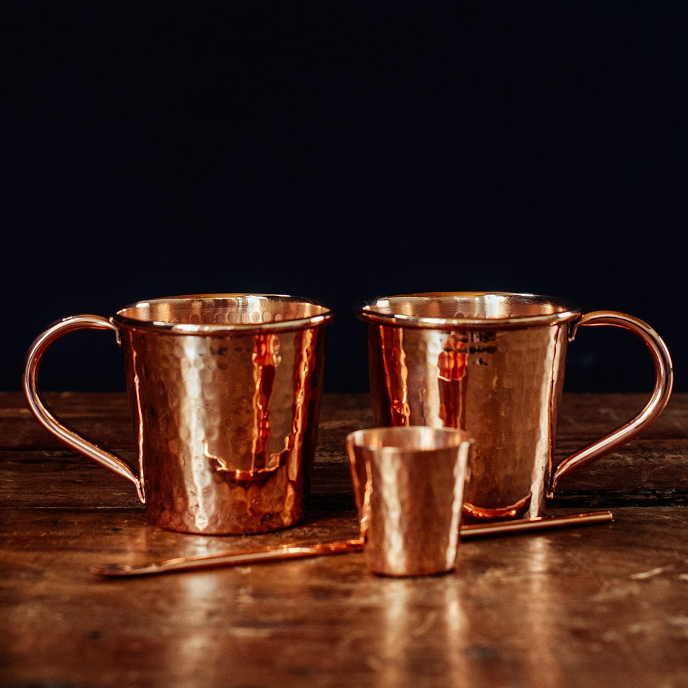 Moscow Mule Mug Gift Set - detail view