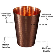 Just Right Copper Cup, 10 ounces - detail view