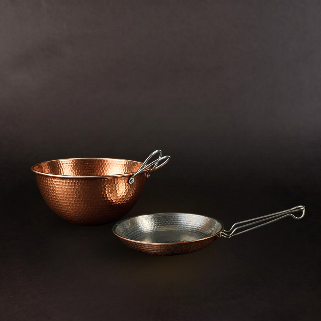 Omelette and Crepe Copper Kitchen Essentials Set