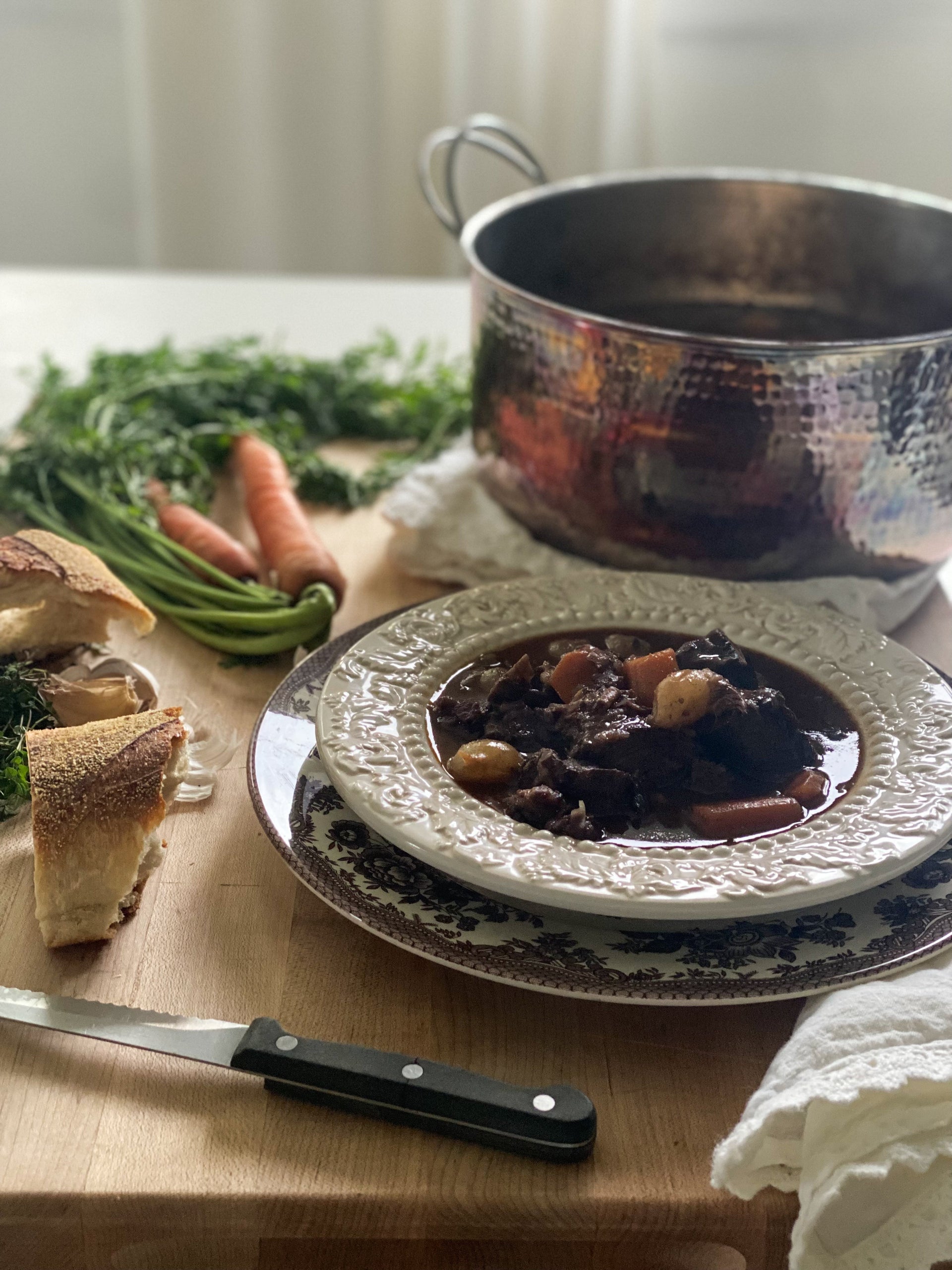 Beautiful and Big Copper Dutch Ovens - angle 10