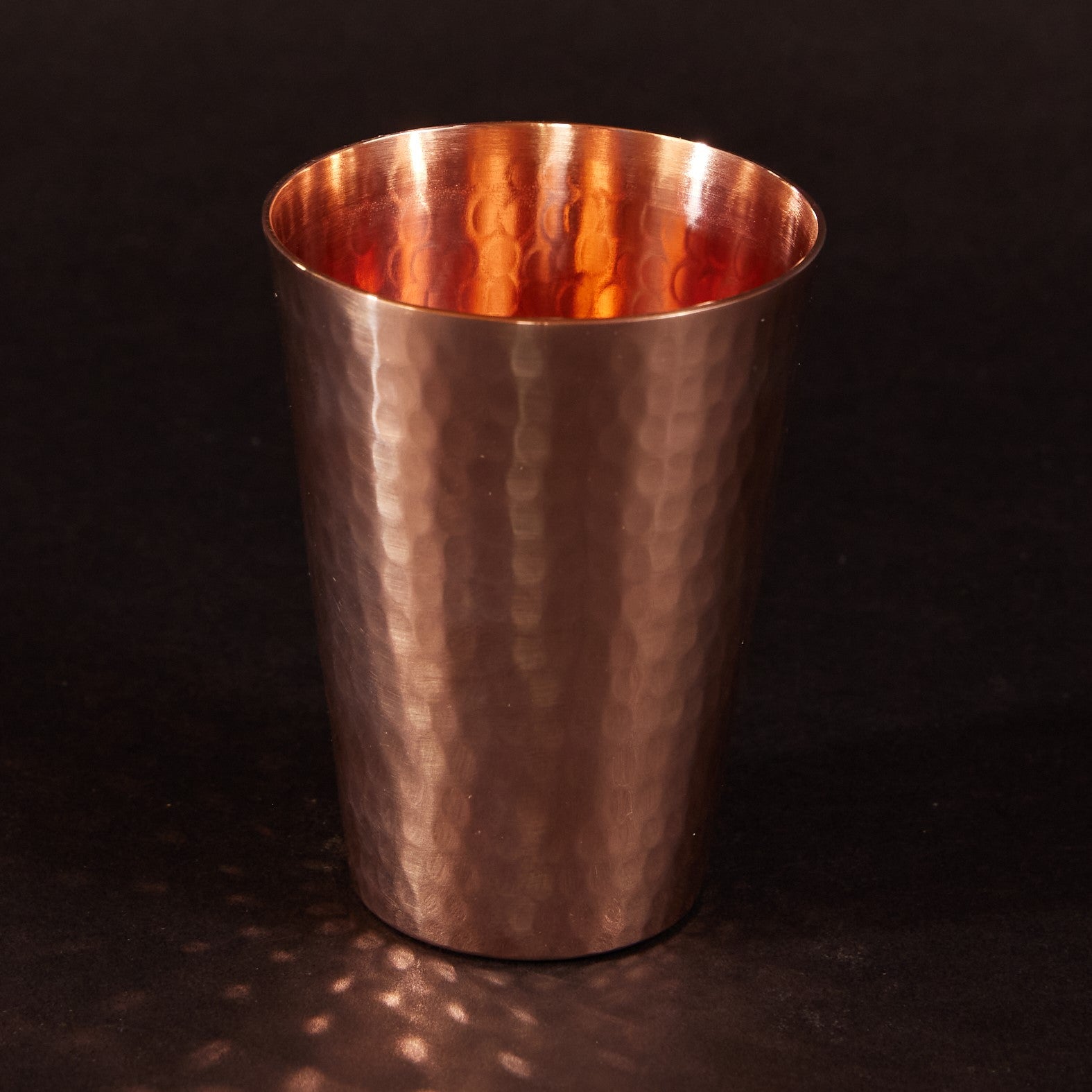 Just Right Copper Cup, 10 ounces - in use