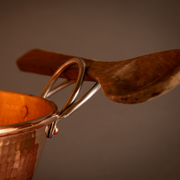 Copper Mixing Bowls - in use