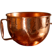 Copper Mixing Bowl for KitchenAid Lift Stand Mixers - fits most 5, 6, 7, and 8 quart Mixer models - lifestyle shot