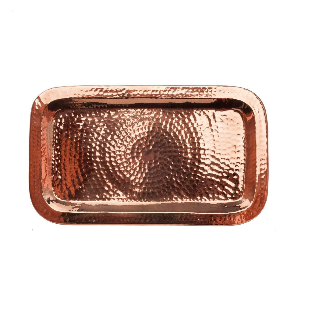 Copper Charolita Tray hammered copper