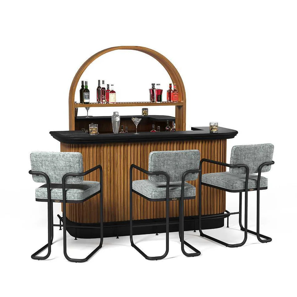 RAM Game Room Prohibition Series Barstool with Arms