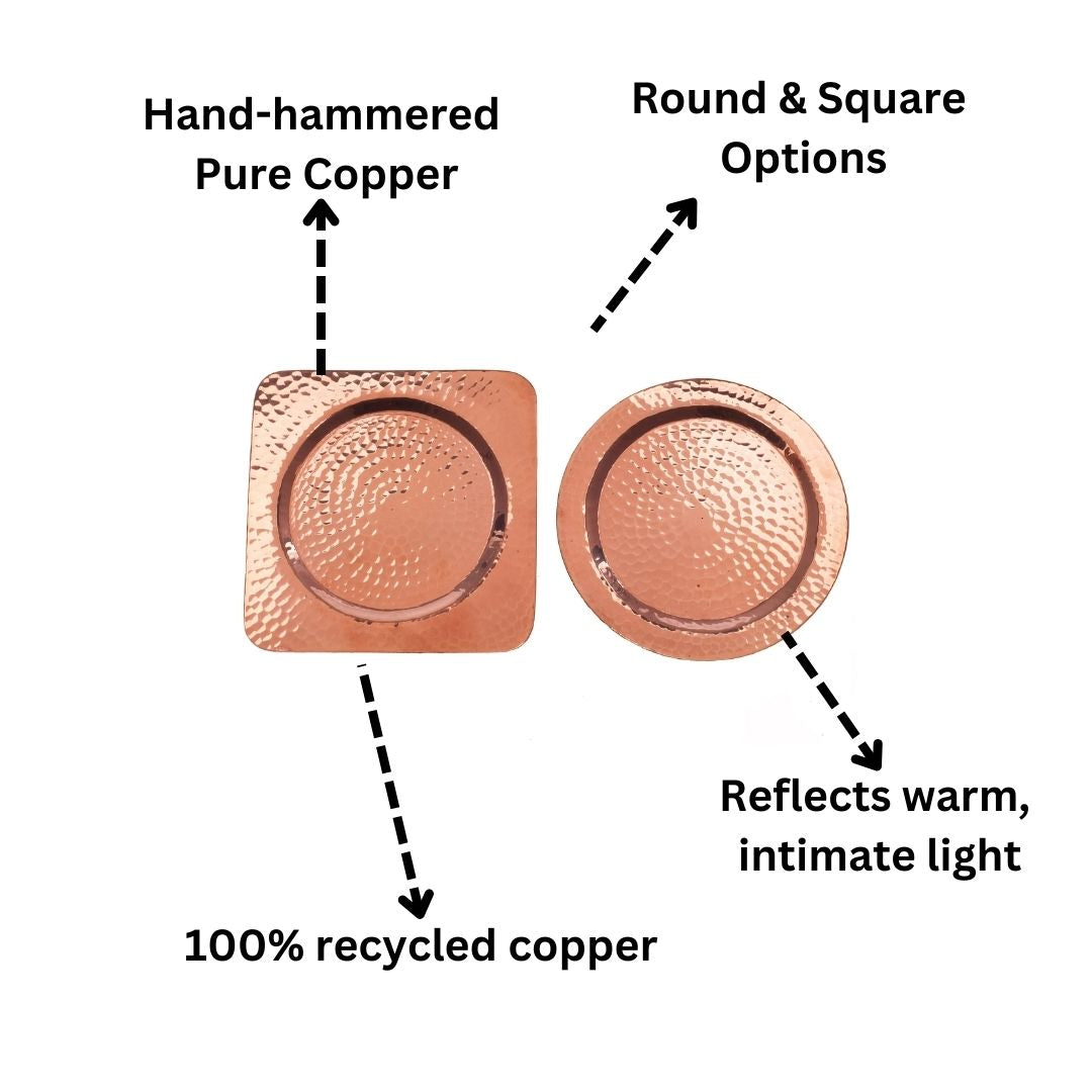 Napa Copper Bottle Coasters - angle 11