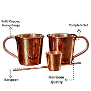 Moscow Mule Mug Gift Set - alternate angle