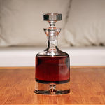 Whiskey Decanter Set - Taylor Double Old Fashioned by Ravenscroft Crystal - in use