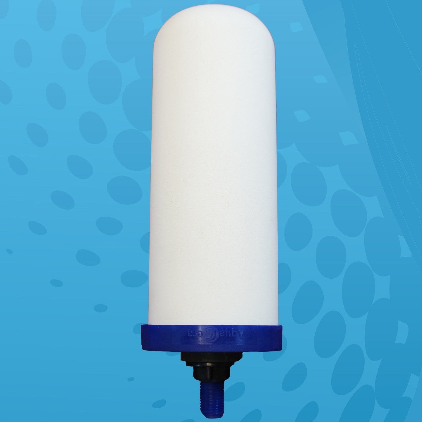 Imperial CeraMetix 7" Ceramic Contaminant and Fluoride Water Filter hammered copper