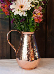 Bisotun Copper Water Pitcher - alternate angle