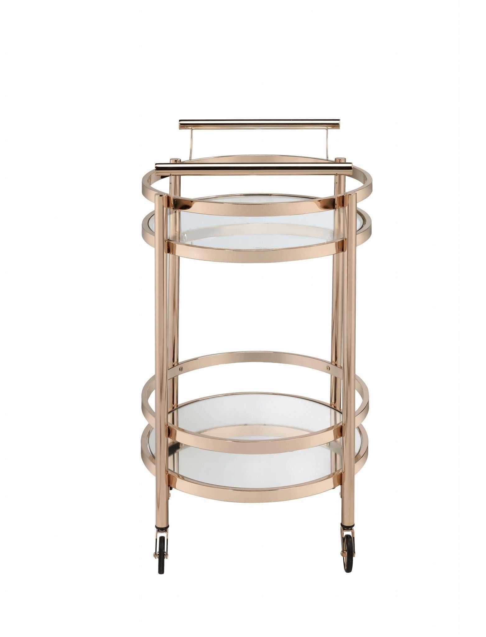Acme Furniture Lakelyn Serving Cart - in use
