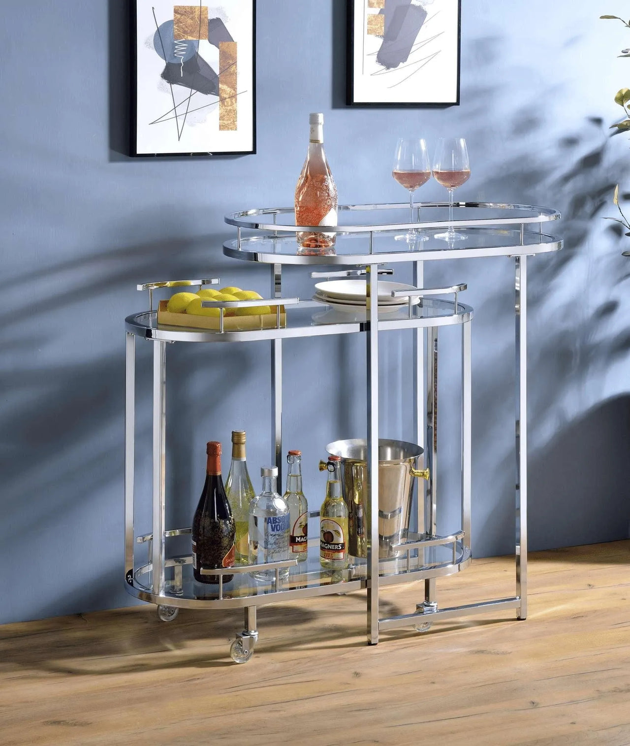 ACME Furniture Piffo Serving Cart - detail view