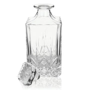 Admiral Crystal Liquor Decanter by Viski - detail view