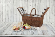 Cape Cod Wicker Picnic Basket Set by Twine - lifestyle shot