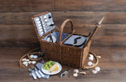 Cape Cod Wicker Picnic Basket Set by Twine - packaging