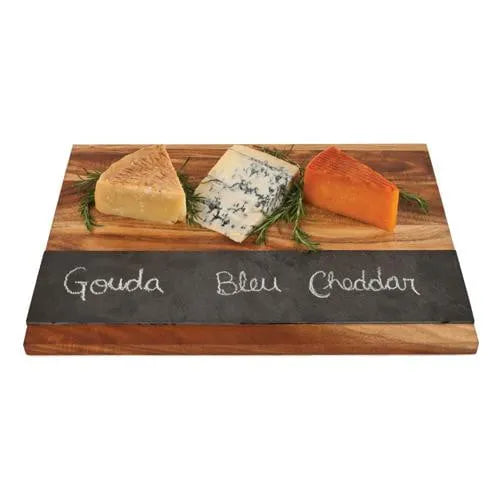 Charcuterie Board - Wood & Slate Cheese Board by Twine - hero view