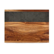 Charcuterie Board - Wood & Slate Cheese Board by Twine - detail view