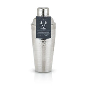 Irving Hammered Cocktail Shaker in Stainless Steel by Viski - alternate angle