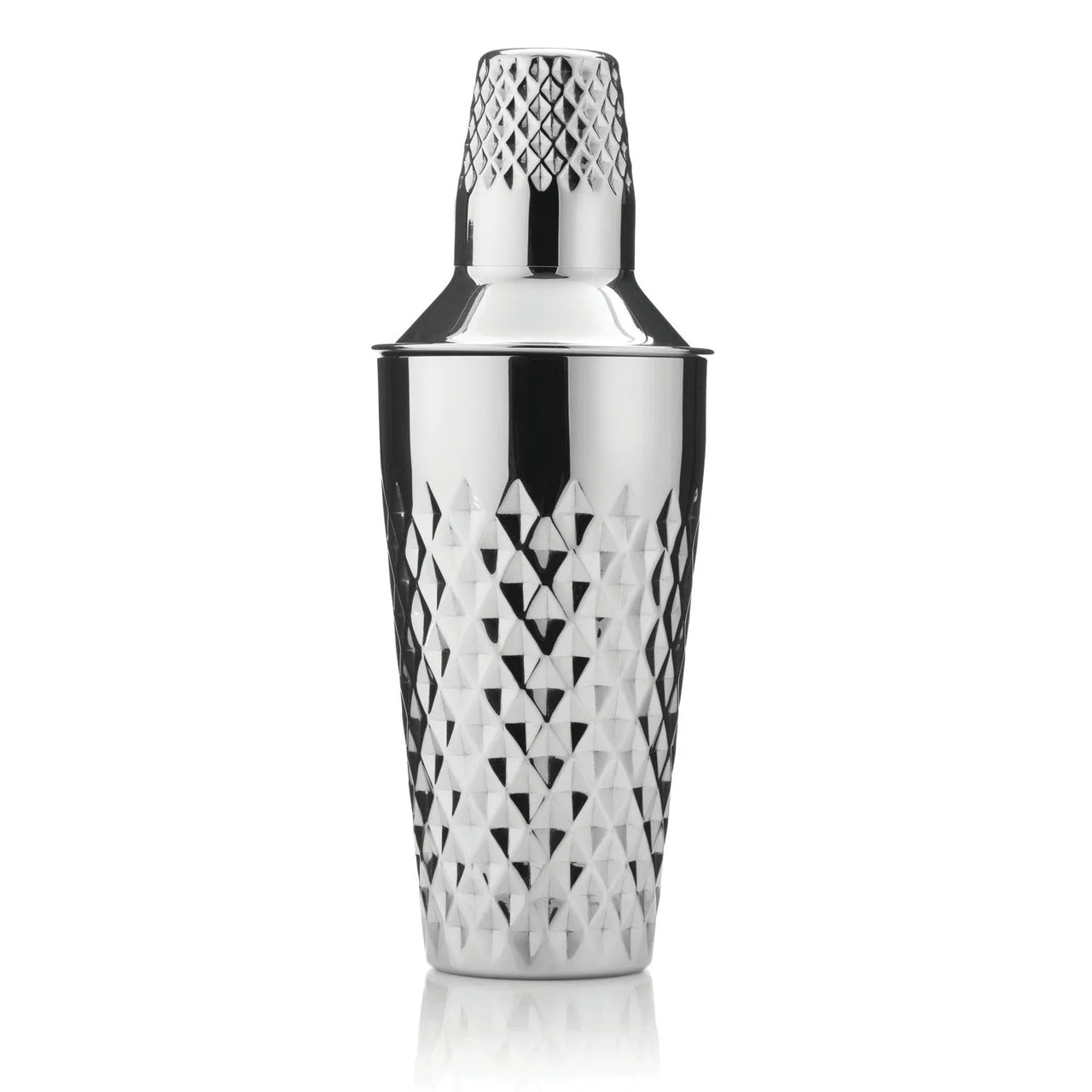 Irving Faceted Cocktail Shaker in Stainless Steel by Viski barware