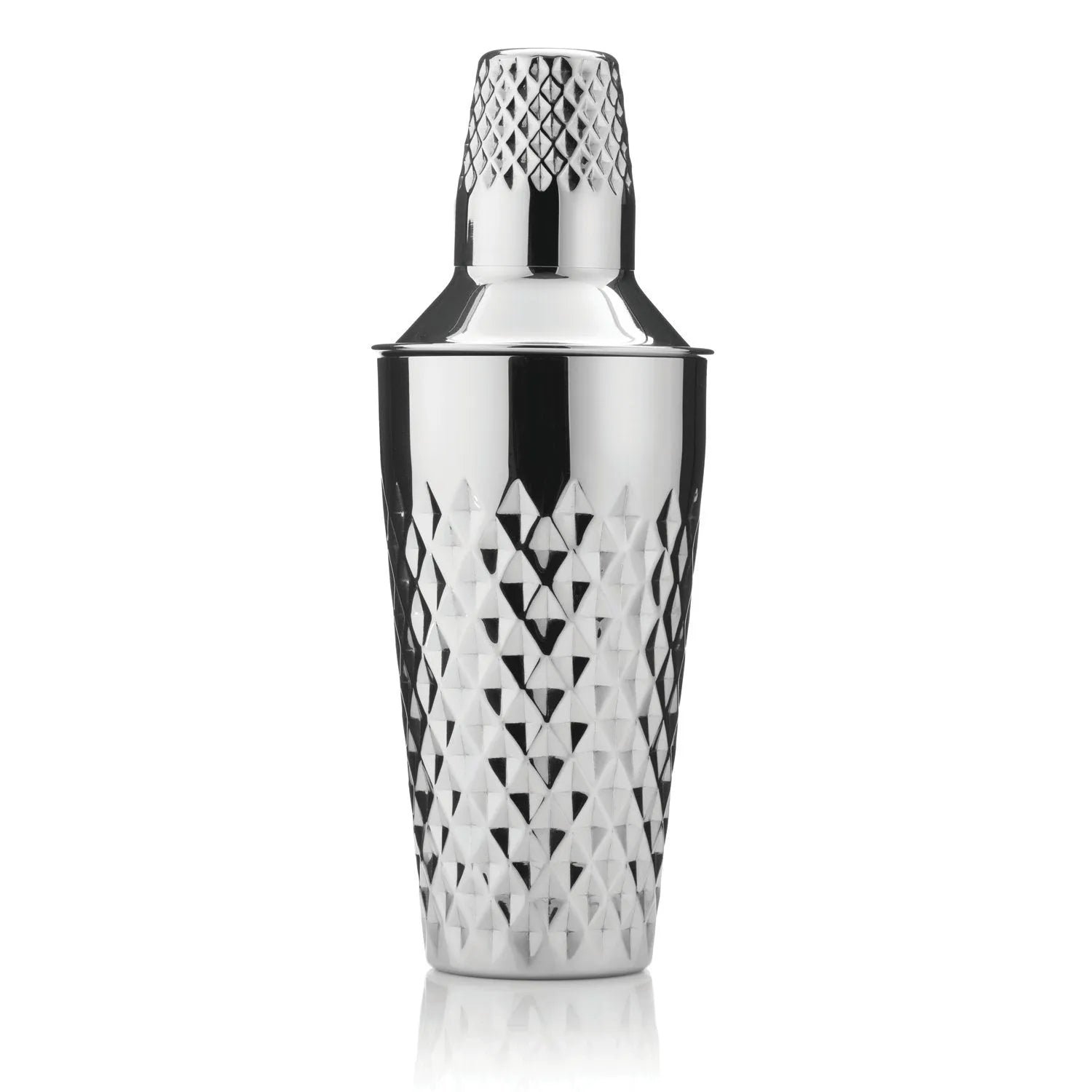 Irving Faceted Cocktail Shaker in Stainless Steel by Viski barware