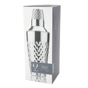 Irving Faceted Cocktail Shaker in Stainless Steel by Viski - in use