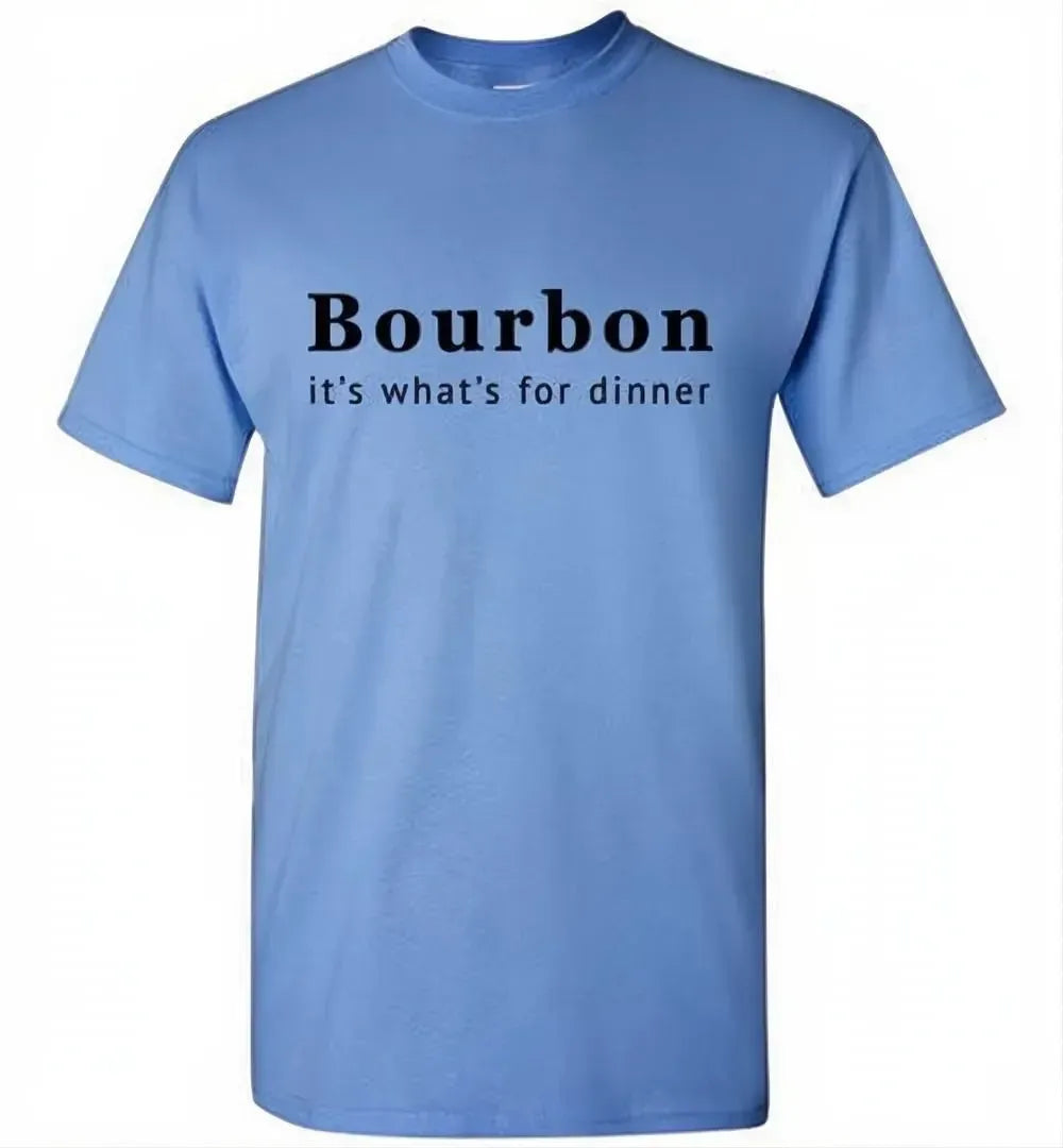 Whiskey T Shirt - Bourbon It's What's For Dinner - alternate angle