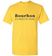 Whiskey T Shirt - Bourbon It's What's For Dinner - lifestyle shot