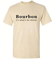 Whiskey T Shirt - Bourbon It's What's For Dinner - angle 10