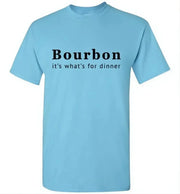 Whiskey T Shirt - Bourbon It's What's For Dinner - angle 12