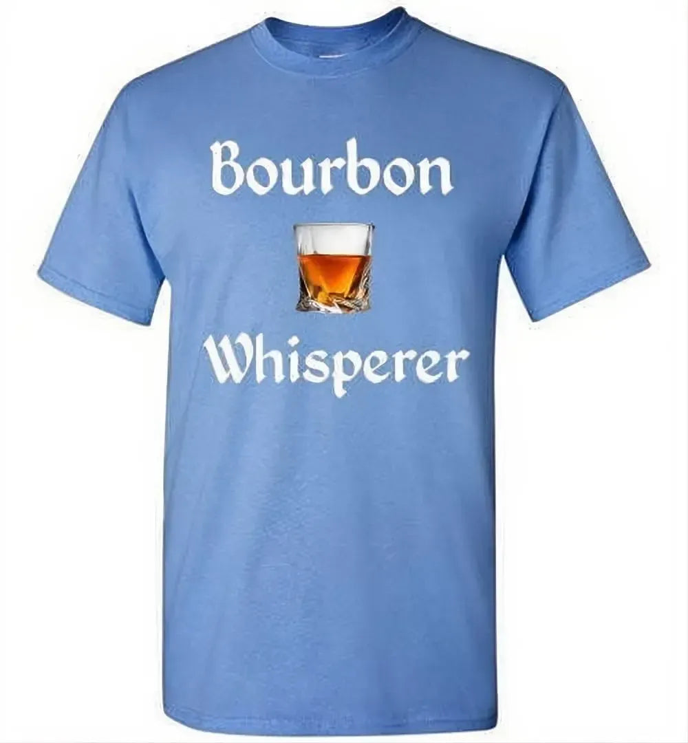 Whiskey T Shirt -Bourbon Whisperer - in use