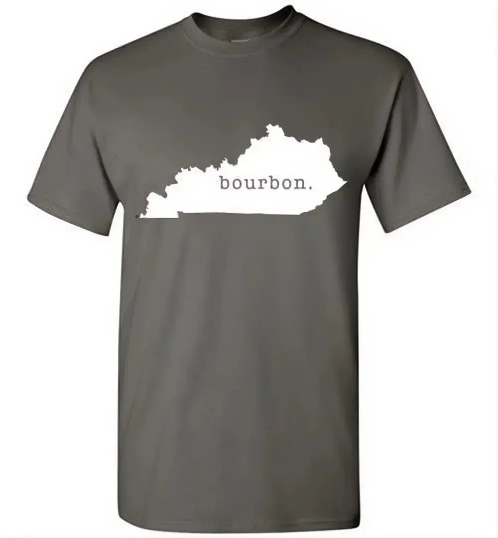 Whiskey T-Shirt - Kentucky is Bourbon - dark - alternate angle