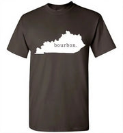 Whiskey T-Shirt - Kentucky is Bourbon - dark - in use