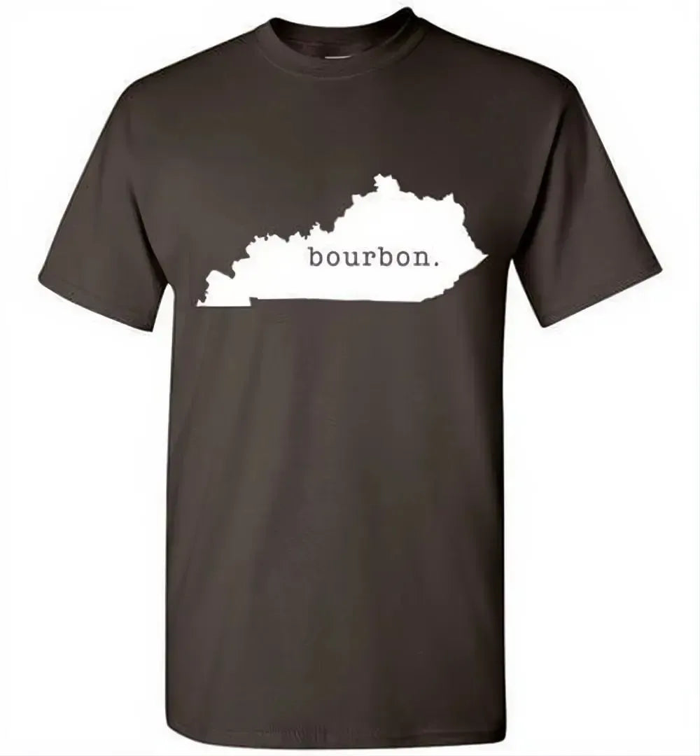 Whiskey T-Shirt - Kentucky is Bourbon - dark - in use